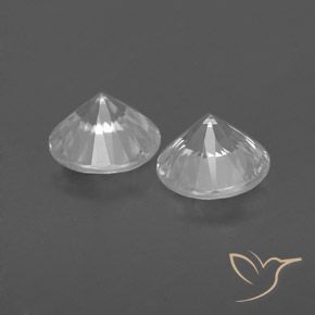 1.85克拉天然锆石，圆形的，VVS-VS