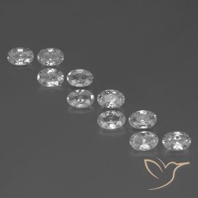 6.91克拉天然锆石，椭圆形，VVS-VS