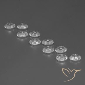 7.61克拉天然锆石，椭圆形，VVS-VS