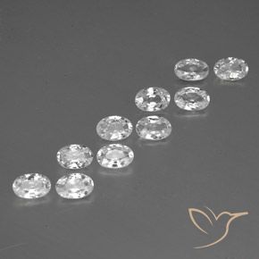 6.61克拉天然锆石，椭圆形，VVS-VS