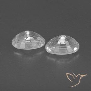 1.60克拉天然锆石，椭圆形，VVS-VS