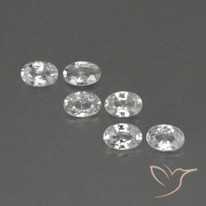 3.95克拉天然锆石，椭圆形，VVS-VS