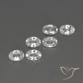 3.95克拉天然锆石，椭圆形，VVS-VS