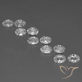 6.80克拉天然锆石，椭圆形，VVS-VS