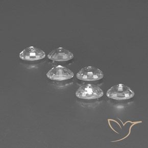 4.83克拉天然锆石，椭圆形，VVS-VS
