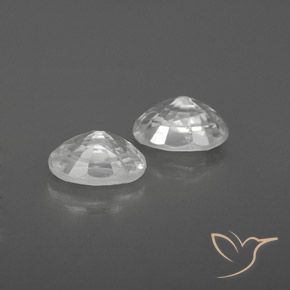 1.75克拉天然锆石，椭圆形，VVS-VS