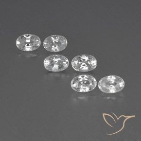 4.99克拉天然锆石，椭圆形，VVS-VS
