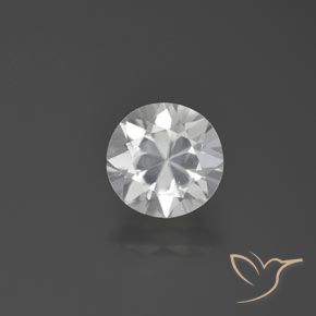1.49ct 天然 白色 锆石, 圆形的, VVS-VS