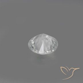 1.36克拉天然白色锆石，圆形切割，6.79毫米，VVS-VS