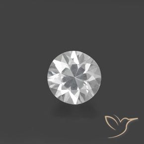 1.55克拉天然锆石，圆形的，VVS-VS