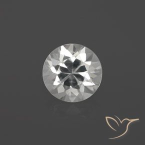 1.73ct 天然 白色 锆石, 圆形的, VS