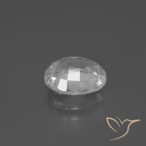 2.87克拉天然锆石，椭圆形，VVS