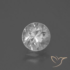 2.26ct 天然 白色 锆石, 圆形的, VVS-VS