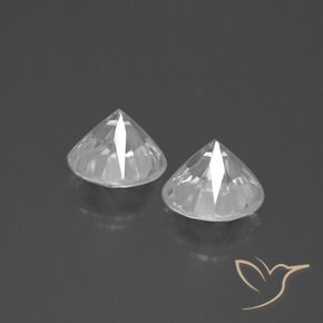 4.87克拉天然锆石，圆形的，VVS-VS