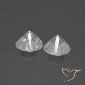 4.75克拉天然锆石，圆形的，VVS-VS