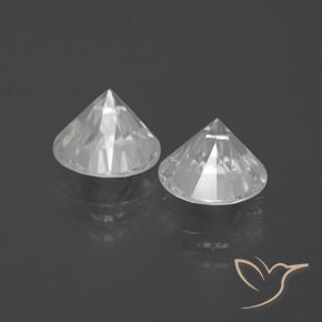 4.38克拉天然锆石，圆形的，VVS-VS