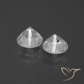 3.84克拉天然锆石，圆形的，VVS-VS