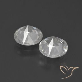 3.95克拉天然锆石，圆形的，VVS-VS