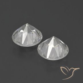 4.89克拉天然锆石，圆形的，VVS-VS