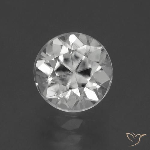 2.06ct 天然 白色 锆石, 圆形的, VS
