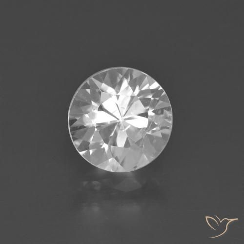 1.85ct 天然 白色 锆石, 圆形的, VS