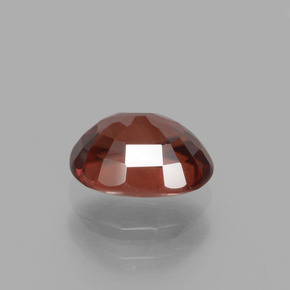 1.37克拉天然橙色锆石，椭圆形切割，6.7×5.4毫米，VVS