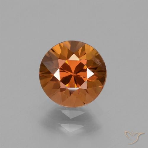 1.89ct 天然 深橙色 锆石, 圆形的, VS