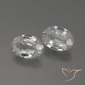 2.25克拉天然锆石，椭圆形，VVS-VS