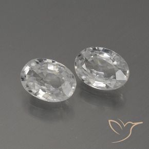 2.10克拉天然锆石，椭圆形，VVS-VS