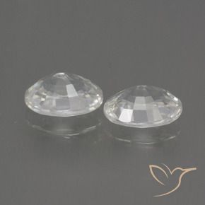 2.50克拉天然锆石，椭圆形，VVS
