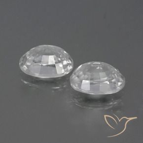 2.85克拉天然锆石，椭圆形，VVS