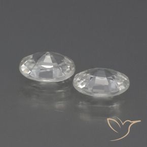 2.31克拉天然锆石，椭圆形，VVS-VS
