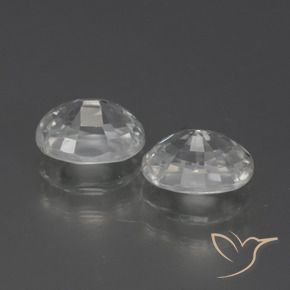 2.80克拉天然锆石，椭圆形，VVS
