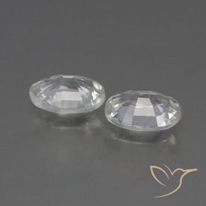 2.06克拉天然锆石，椭圆形，VVS-VS