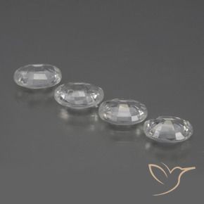 3.99克拉天然锆石，椭圆形，VVS-VS