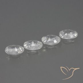 4.11克拉天然锆石，椭圆形，VVS-VS