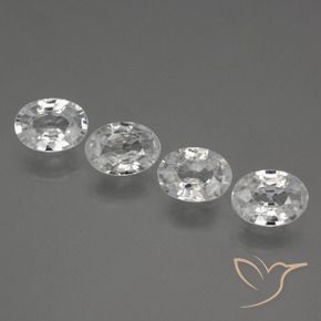4.10克拉天然锆石，椭圆形，VVS