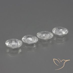 4.10克拉天然锆石，椭圆形，VVS