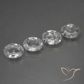 4.00克拉天然锆石，椭圆形，VVS