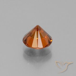 2.14克拉天然锆石，圆形的，VVS