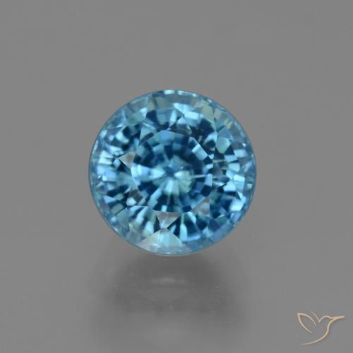 4.20ct 天然 真正的蓝 锆石, 圆形的, VS