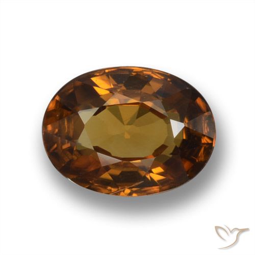 1.87ct 天然 土橙 锆石, 椭圆形, VVS-VS