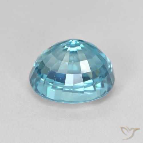 4.98克拉天然锆石，椭圆形，VVS