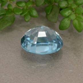 2.18克拉天然锆石，椭圆形切割，7.5×6.2毫米，VVS