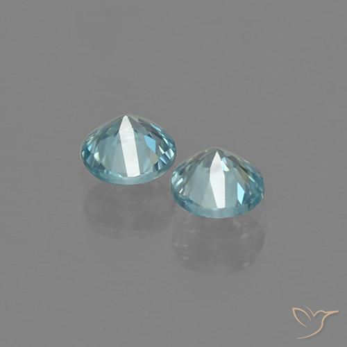 0.99克拉天然锆石，圆形的，VVS-VS