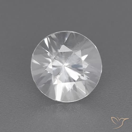 1.92ct 天然 白色 锆石, 圆形的, VVS