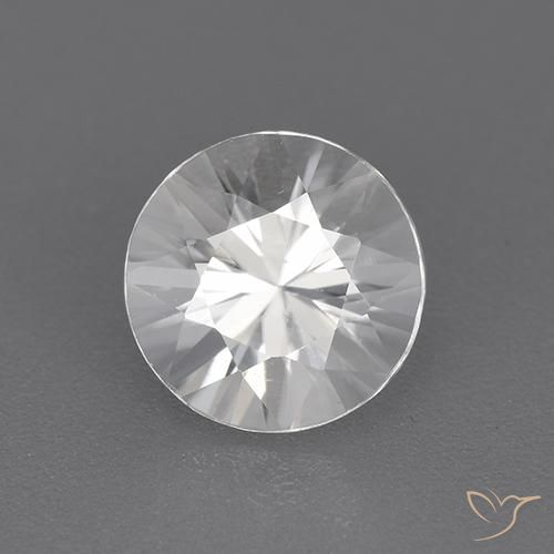 1.99ct 天然 白色 锆石, 圆形的, VVS