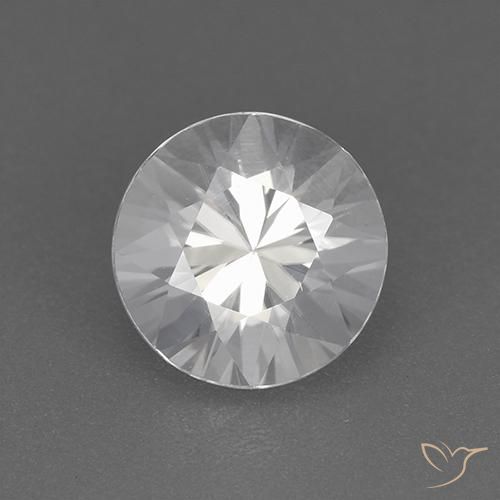 1.85ct 天然 白色 锆石, 圆形的, VVS