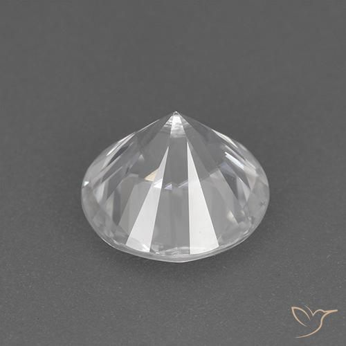 1.85克拉天然锆石，圆形的，VVS