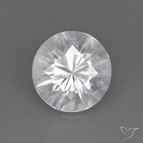 1.85ct 天然 白色 锆石, 圆形的, VVS